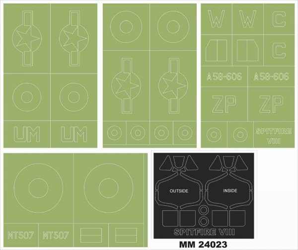 Montex MM24023 SITFIRE VIII for AIRFIX A17002 1/24