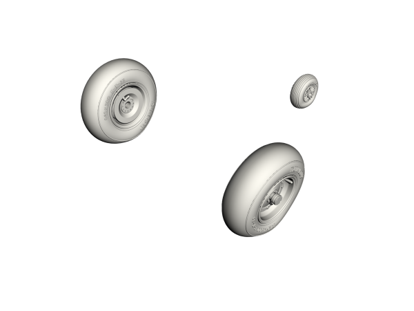 CMK Q48352 Siebel Si 204/Aero C-3 Wheels 1/48