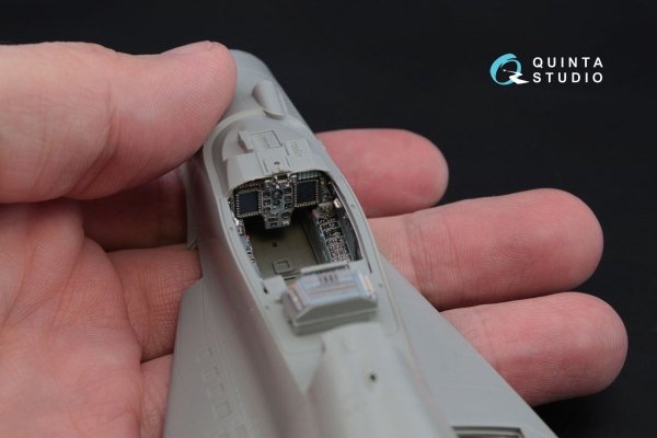 Quinta Studio QD48024 MiG-29 SMT (9-19) 3D-Printed &amp; coloured Interior on decal paper (for GWH kits) 1/48