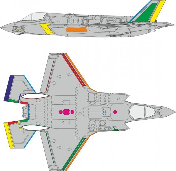 Eduard SIN67233 F-35B TAMIYA 1/72