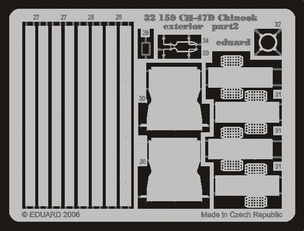 Eduard 32159 CH-47D Chinook exterior 1/35 TRUMPETER