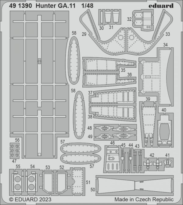 Eduard BIG49393 Hunter GA.11 AIRFIX 1/48