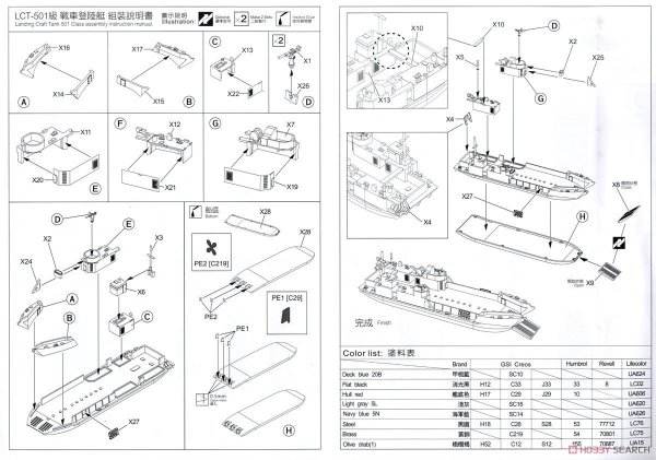 AFV Club SE73518 U.S NAVY LCT Mk. 6-501 class (1943-1945) 1/350