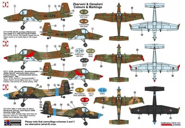 Kovozavody Prostejov KPM0146 Z-37TM Turbo Military 1/72