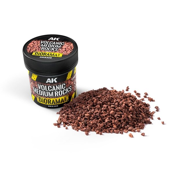 AK Interactive AK8305 VOLCANIC MEDIUM ROCKS 100ml