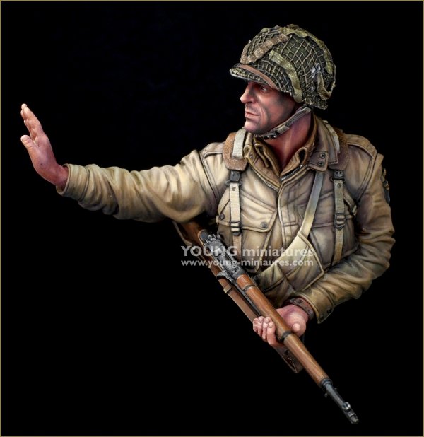Young Miniatures YM1897 101st US Airbone "Currahee" - Normandy 1944 1/10