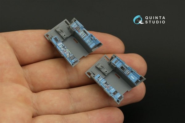 Quinta Studio QDS-48320 Su-30SM 3D-Printed &amp; coloured Interior on decal paper (GWH) (Small version) 1/48