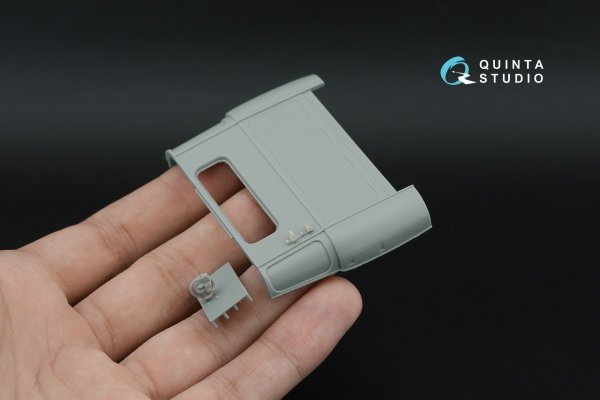 Quinta Studio QD+35162 KrAZ-6322 3D-Printed &amp; coloured Interior on decal paper (Takom) (with 3D-printed resin parts) 1/35