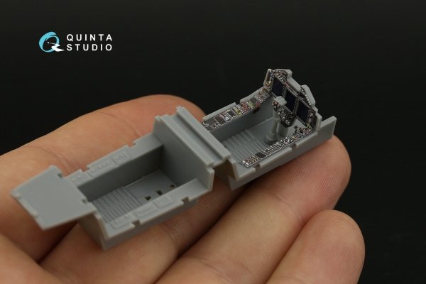 Quinta Studio QDS-48458 MiG-29K 3D-Printed coloured Interior on decal paper (HobbyBoss) (Small version) 1/48