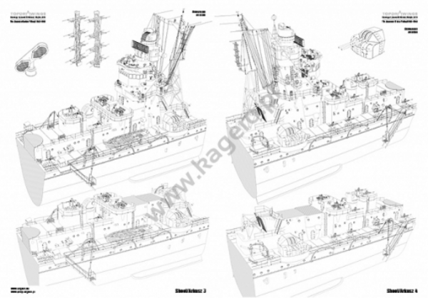 Kagero 7031 Yahagi. Japanese Light Crusier 1942-1945 EN/PL