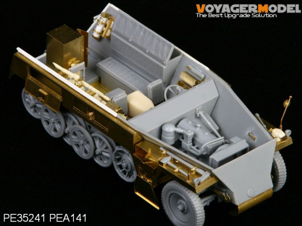 Voyager Model PEA141 WWII German Sd.Kfz.250 NEU Stowage Bins &amp; Fenders (For DRAGON Kit) 1/35