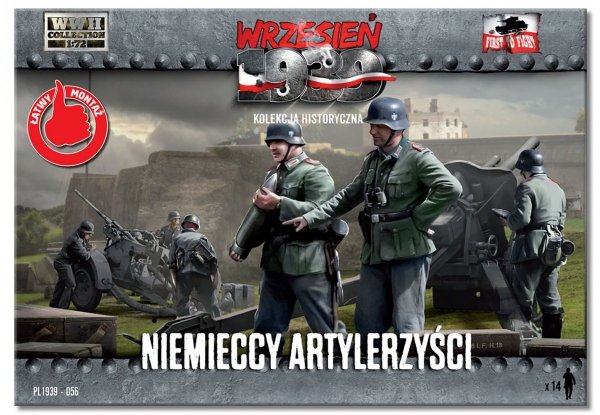 First to Fight PL056 Artylerzyści niemieccy (1:72)