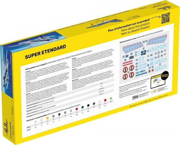 Heller 56360 Super Etendard - Starter Kit 1/72