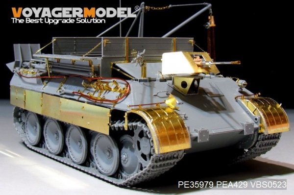 Voyager Model PE35979 WWII German Bergepanther Ausf.A (Early type,Panther A tool holders) Basic For TAKOM 2101 1/35