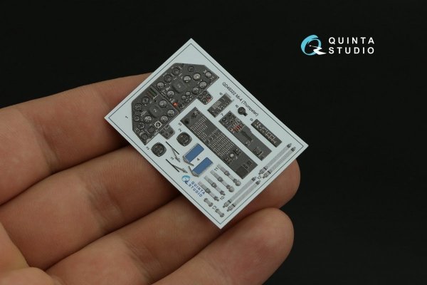 Quinta Studio QD48322 Mi-4 3D-Printed &amp; coloured Interior on decal paper (Trumpeter) 1/48