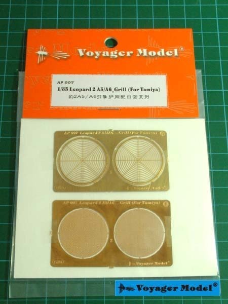 Voyager Model AP007 Leopard 2A5/A6 Grill for Tamiya 1/35