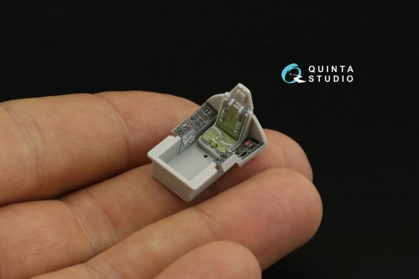 Quinta Studio QD72053 A-1J 3D-Printed &amp; coloured Interior on decal paper (Hasegawa) 1/72