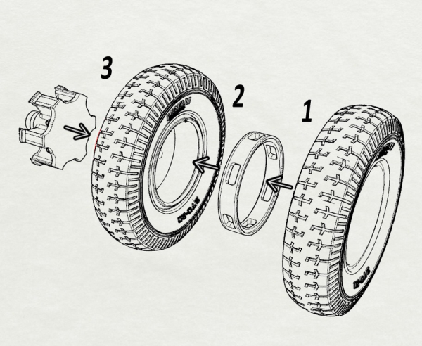 Panzer Art RE35-582 Lancia 3Ro Road wheels (commercial pattern) 1/35