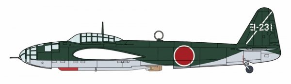 Hasegawa 02494 Kugisho P1Y1 Ginga (Frances) Type 11 "Yokosuka Flying Group" w/ Torpedo 1/72