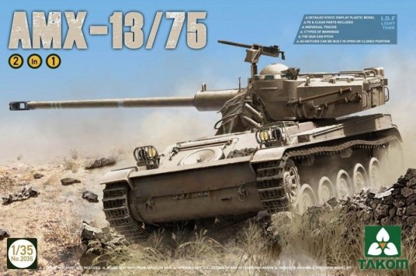 Takom 2036 Amx-13/75 I.D.F Light Tank
