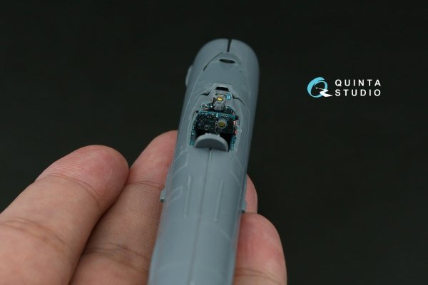 Quinta Studio QD+72239 MiG-21bis early 3D-Printed &amp; coloured Interior on decal paper ( Eduard )( with 3D-printed resin parts ) 1/72