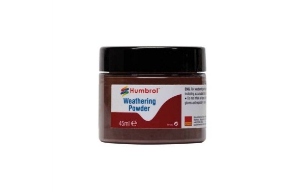 Humbrol AV0017 Weathering Powder - Dark Earth 45Ml