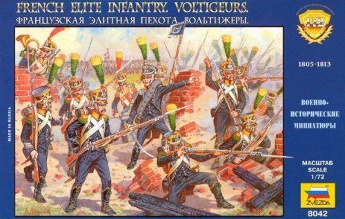 Zvezda 8042 French Elite Infantry Voltigeurs 1/72