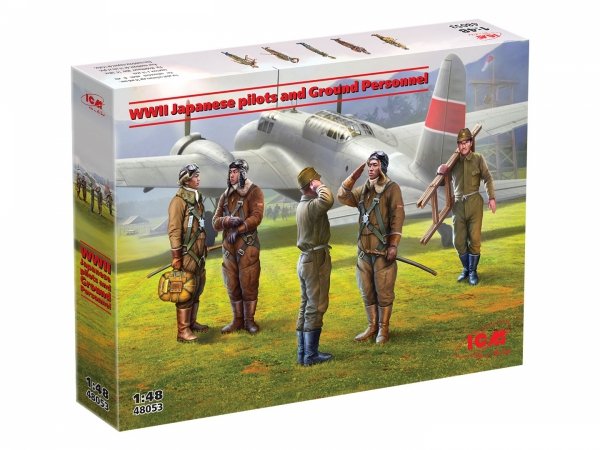 ICM 48053 Japanese pilots and Ground Personnel WWII 1/48