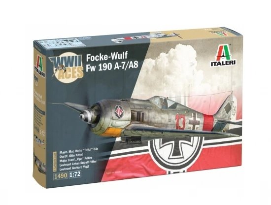 Italeri 1490 Focke-Wulf Fw 190 A-8/F Aces 1/72