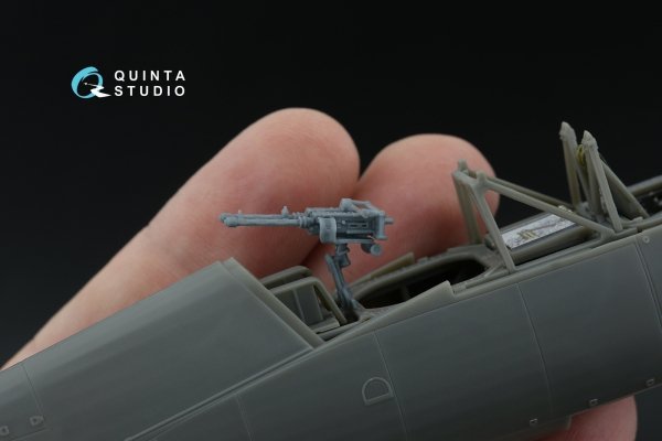 Quinta Studio QD+48583 Westland Lysander Mk.III 3D-Printed &amp; coloured Interior on decal paper (Airfix) (with 3D-printed resin parts) 1/48