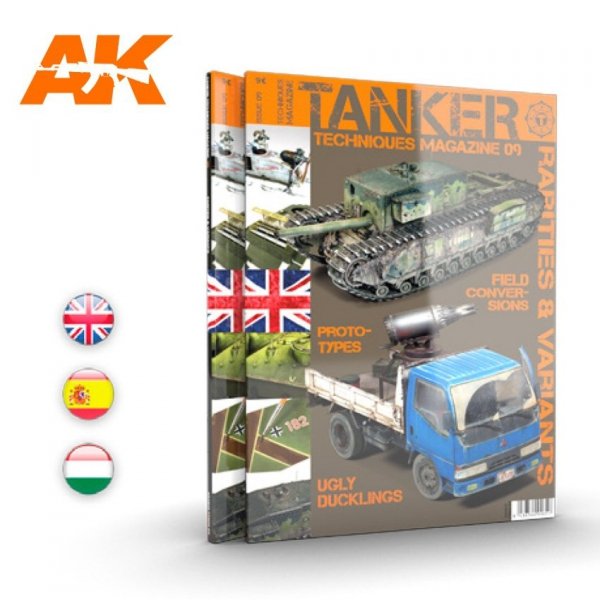 AK Interactive AK4835 TANKER ISSUE 09: RARITIES &amp; VARIANTS (ENGLISH)