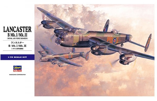 Hasegawa E23 Lancaster B.Mk.I/Mk.III (1:72)