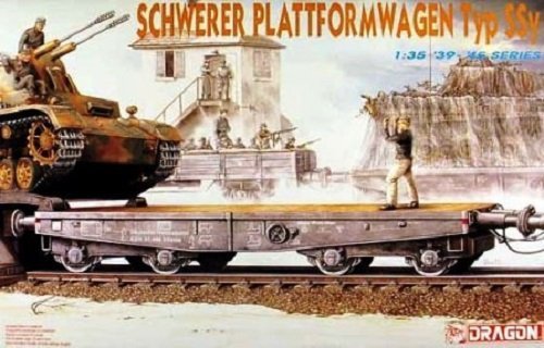Dragon 6069 Schwerber Plattformwagen Type SSy 1/35