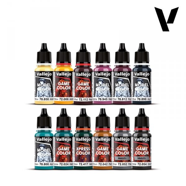 Vallejo 72202 Dark Future Set - ( SQUIDMAR miniature ) acrylic paints 12x 18ml