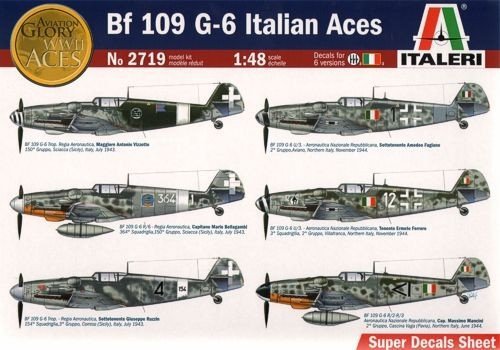 Italeri 2719 Bf 109 G-6 ''Italian Aces'' (1:48)