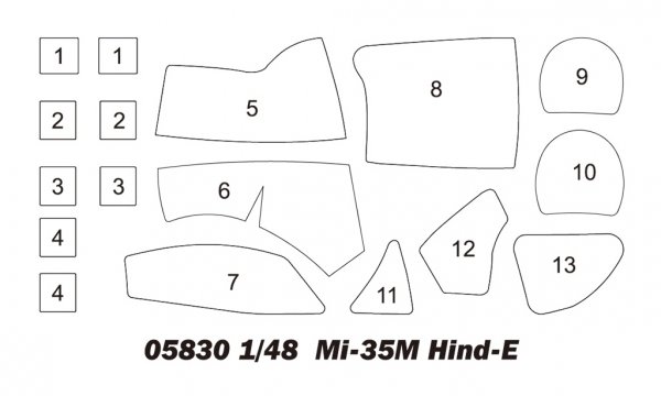 Trumpeter 05830 Mi-35M Hind-E 1/48