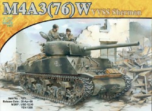 Dragon 7271 M4A3 Sherman VVSS 76mm