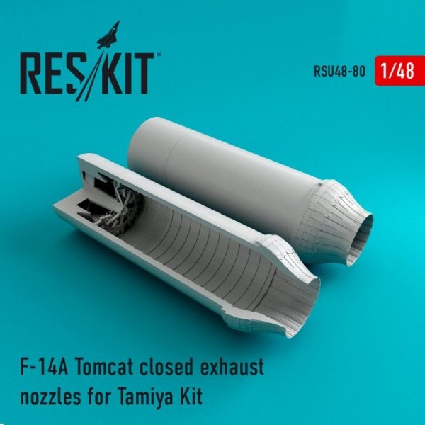RESKIT RSU48-0080 F-14 A Tomcat closed exhaust nozzles for Tamiya kit 1/48