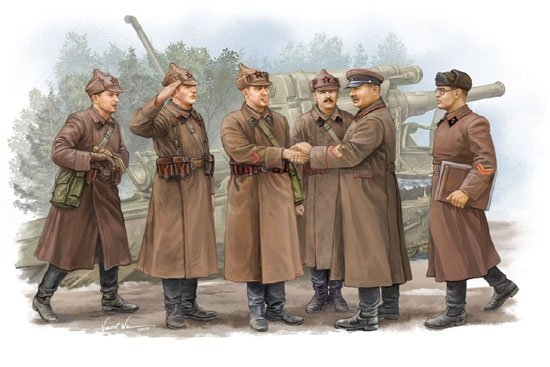 Trumpeter 00428 Soviet Artillery - Commander Inspection (1:35)