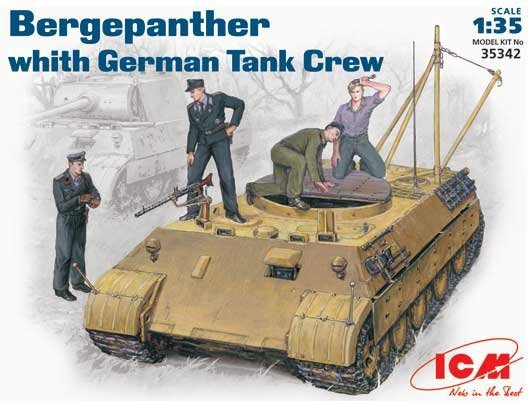 ICM 35342 Bergepanther with German Tank Crew (1:35)