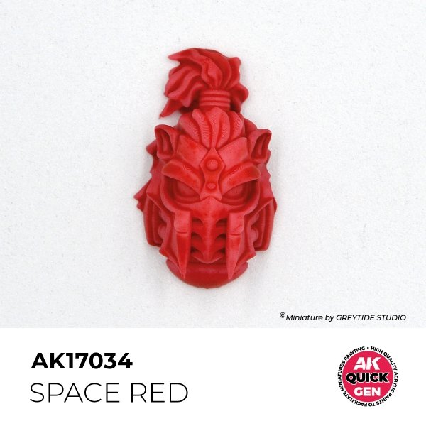 AK Interactive AK17034 SPACE RED – QUICK GEN COLOR 18ml