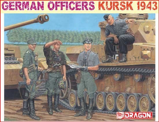 Dragon 6456 German Officers (Kursk 1943) (1:35)