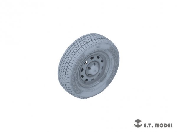 E.T. Model P35-115 Russian UAZ 3909 Military Van Sagged wheels For ZVEZDA 3644 1/35