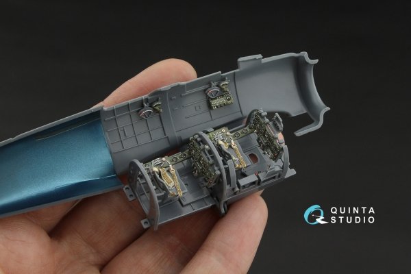 Quinta Studio QD48611 A6M2-K Zero 3D-Printed &amp; coloured Interior on decal paper (Eduard) 1/48