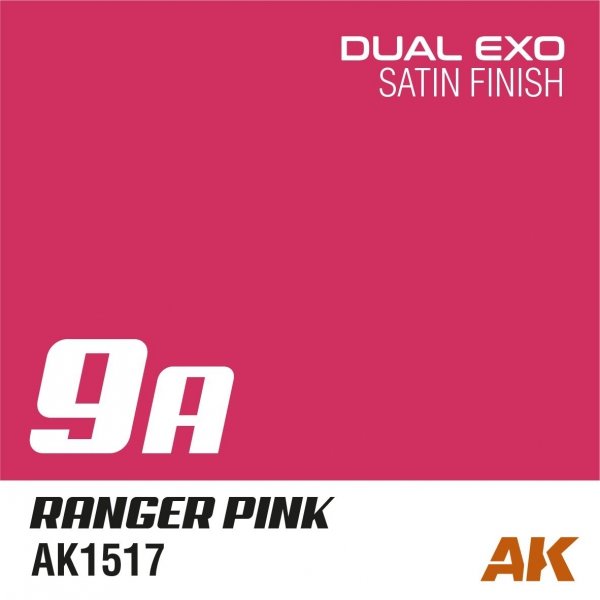 AK Interactive AK1551 DUAL EXO SET 9 – 9A RANGER PINK &amp; 9B LASER MAGENTA