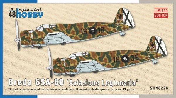 Special Hobby 48226 Breda 65A-80 Aviazione Legionaria 1/48