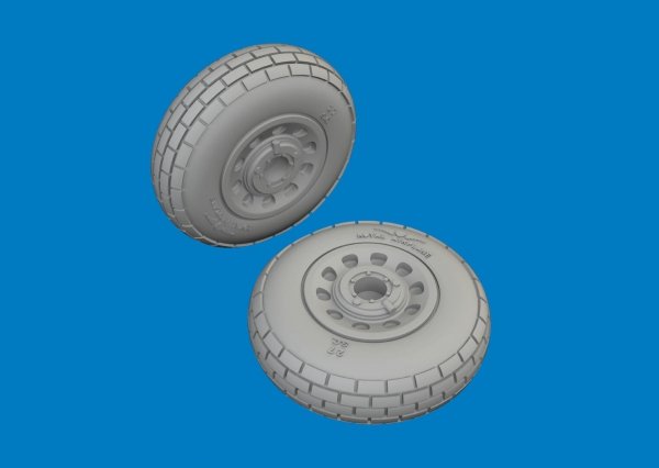 Eduard 672442 P-51D wheels block tread for ARMA HOBBY 1/72