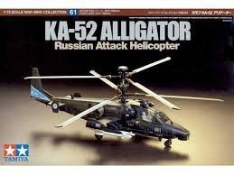Tamiya 60761 KA-52 Alligator Russian Attack Helicopter (1:72)