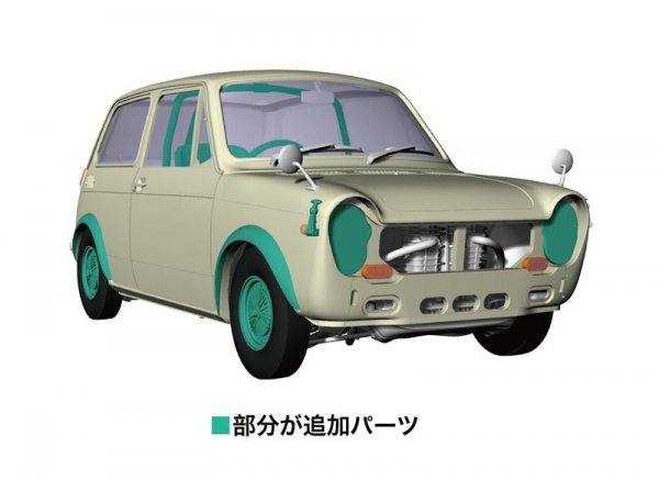 Hasegawa 20513 Honda N360 (NI) “Race Specification Part 2” 1/24