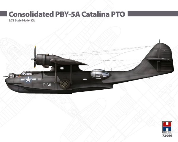 Hobby 2000 72066 Consolidated PBY-5A Catalina PTO ( Academy + CARTOGRAF + MASKI) 1/72